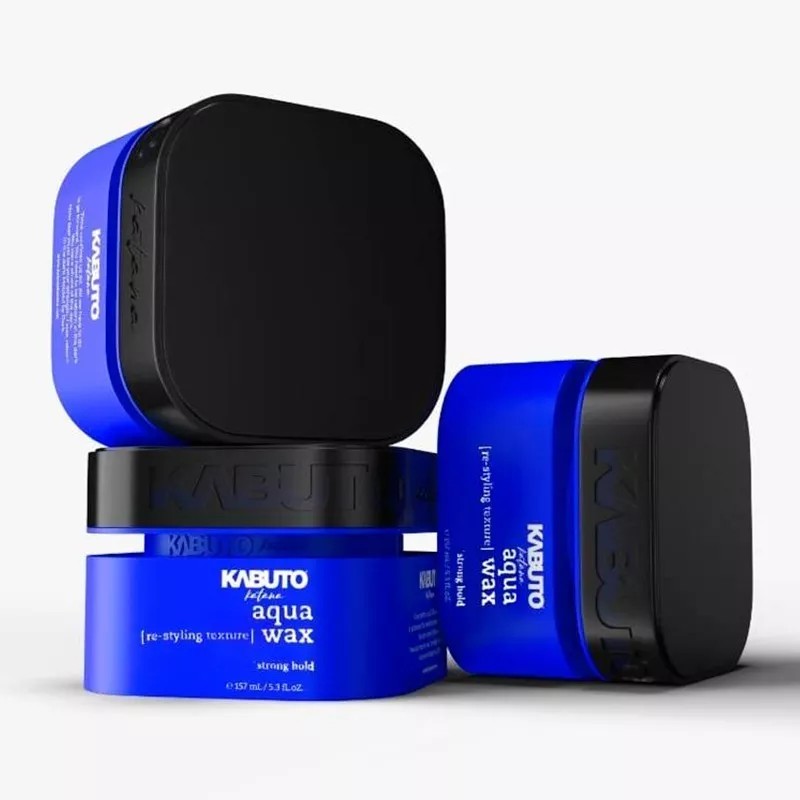 Kabuto Katana Aqua Wax Blue Cera Para Cabello 150ml