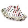 MEETOOT 10pcs E10 Mini Bulb Holder with Wire Light Beads