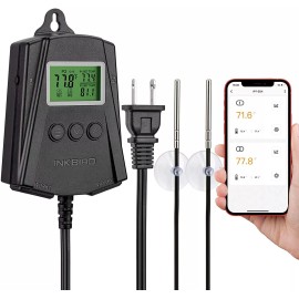 Inkbird Seedling Heat Mat WiFi Thermostats Temperature Controller Dual Relay Germination