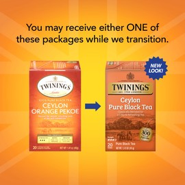 TWININGS TEA, TEA,CEYLON 20 BAG