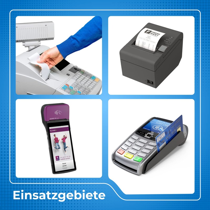 Premium EC Cash Thermal Rolls with SEPA Direct Debit Text
