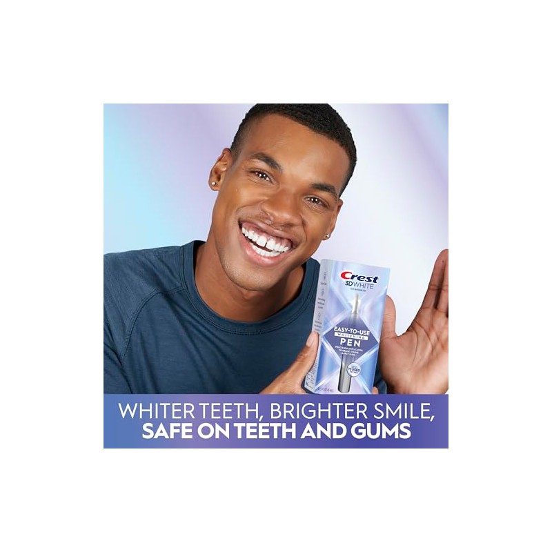 Trace Minerals- Crest 3DWhite Lápiz Blanqueador Dental, Fácil de Usar,