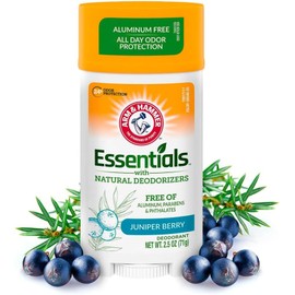 Arm & Hammer Essentials, Desodorante Aroma Fruta de Enebro, Fórmula Natural, Sin Aluminio & Parabenos, Protección de Olor por24 Horas, 71 gr