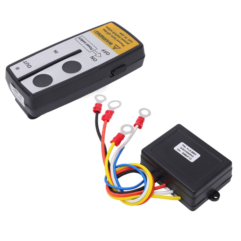 Wireless Winch Remote Control Kit with Receiver 12V 24V 75ft