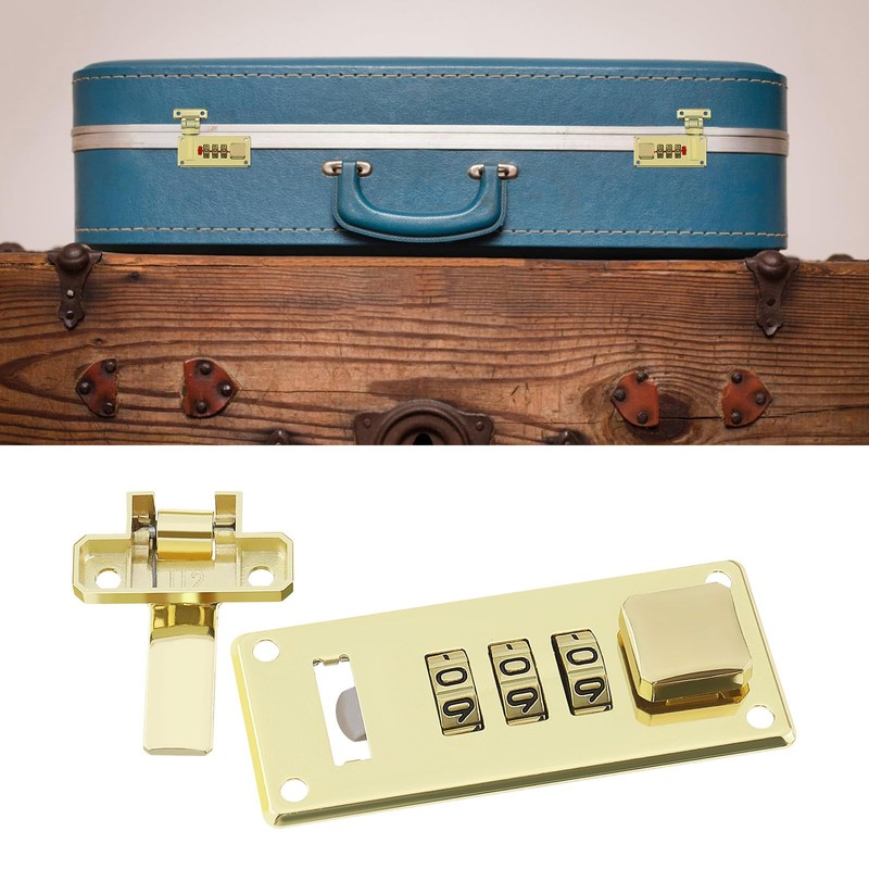 SG Store 2pcs Suitcase Combination Lock Luggage Hasp Combination Lock