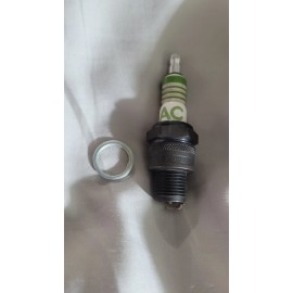 AC GM  AC DELCO GM 45F Green, Fire Ring Spark Plugs NEW IN BOX Vintage