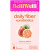 Belli Welli Fiber Supplement, Probiotics Fiber Powder Travel Pack for