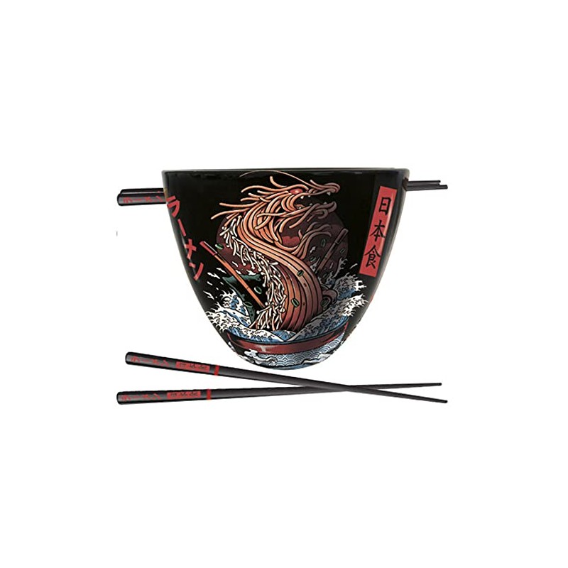 Pyramid International Ilustrata - Set di ciotole per ramen con