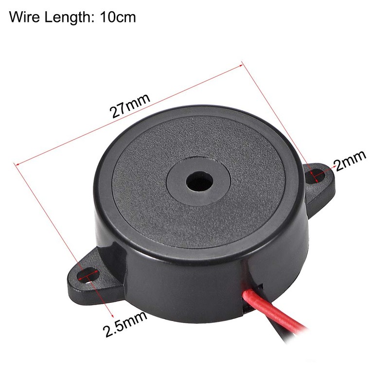 sourcing map 2 x DC 3-24 V Active Electronic Buzzer