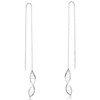 MATERIA by Matthias Wagner SO-27 Women's Earrings 925 Silver Spiral