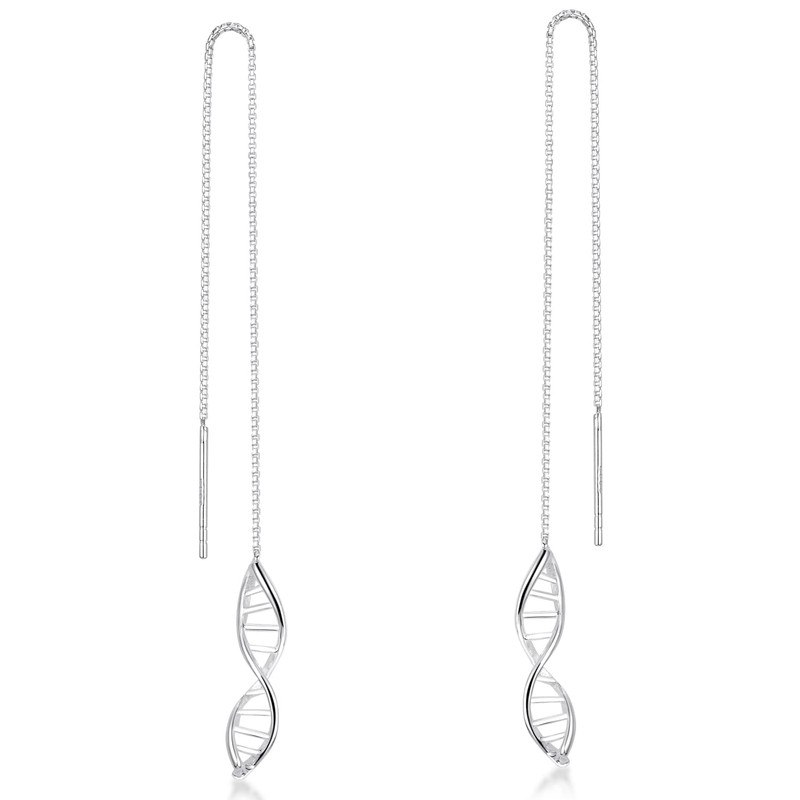 MATERIA by Matthias Wagner SO-27 Women's Earrings 925 Silver Spiral