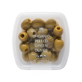 DIVINA Organic Pitted Green Olives Cups 4.9 oz, 2 pk