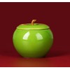 Mozacona Ceramic Apple Shape Container Food Storage Jar with Lid