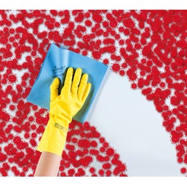 Vileda Professional MicronQuick - Toallitas de microfibra – Paquete de 5 paños de limpieza para métodos de prepreparación – Sin pelusa y mejor resistencia al desgaste – Limpieza de superficies sin rayas