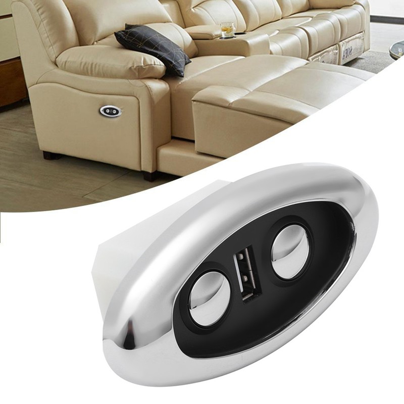 LED Backlight 2 Button Electric Sofa Hand Control Switch Sofa