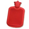 1 LITRE RED HOT WATER BOTTLE ADULTS KIDS SOFT COVER