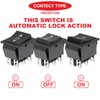 MKBKLLJY 4pcs DC 20A 12V Automatic Lock Motor Polarity Reverse