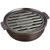 Endoshoji QGL13 Commercial Griddle Pot, Aluminum, Made in Japan