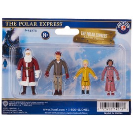 Lionel Trains - The Polar Express People Pack, O Gauge, People: Santa, Billy, Hero Girl, Hobo