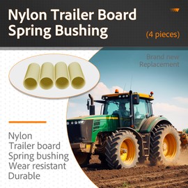 Replacement New Nylon Trailer Leaf Spring Bushings fits 9/16" I.D. x 1-3/4" (4 Pack)