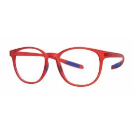 Modern Optical - Vocal Eyeglass Frame - Red Matte, 51-19-160, Round