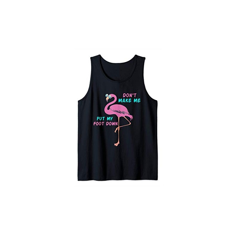 Flamingo with glasses - Don't Make Me Put My Foot