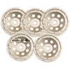 4" Diamond Cup Wheels Double Row Concrete and Stone Grinders