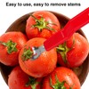 4pcs Tomato Corer Core Tools, Stainless Steel Strawberry Huller Fruit
