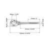 QWORK® Eye Bolt with Wood Thread M8 x 80 mm