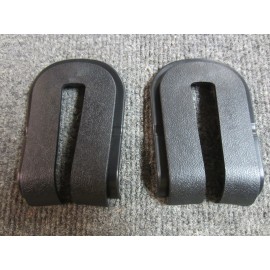 vette masters 1982 corvette collectors edition rear hatch glass hinge bezels! 2 NEW