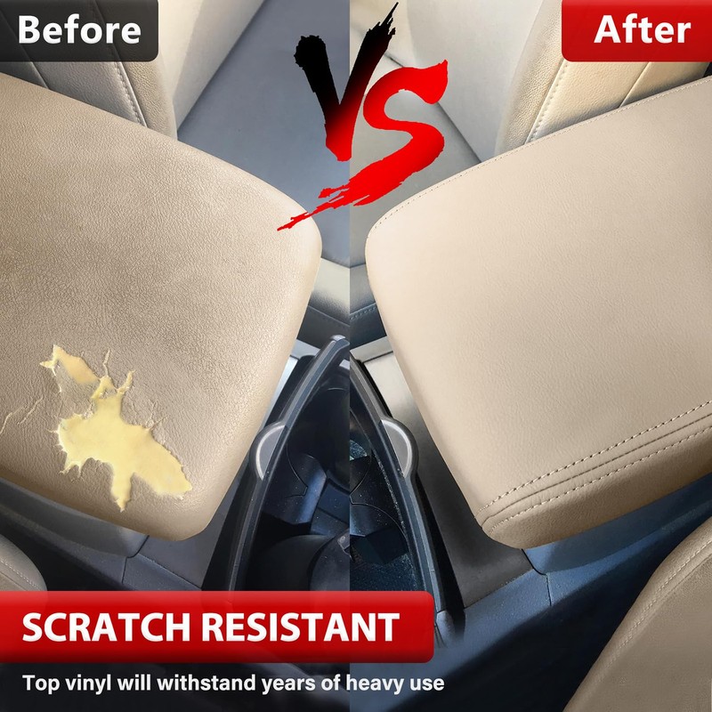 Center Console Armrest Cover Replacement for Toyota Highlander 2008 2009