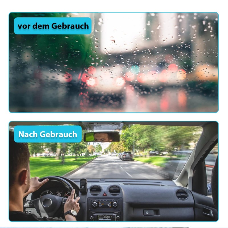Cfcyhla Pack of 2 windscreen wipers, cutter, sharpener, car wiper