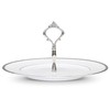 Noritake Rochelle Platinum Handled Hostess Tray