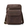 LEABAGS Men's Leather Small Shoulder Bag, Messenger Bag with Shoulder