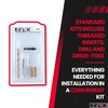 E-Z LOK Threaded Insert Installation Repair Tool Kit for Hard