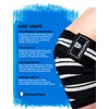 Weight Lifting Knee Wraps.Heavy Duty, Elasticated Knee Support for Squatting,