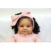 Reborn Real Life Baby Dolls Black Girl 24inch Soft Silicone