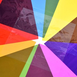 Outus 104 Pieces Cello Sheets Cellophane Wraps for DIY Arts Crafts Decoration (8 x 8 Inches)