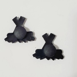 Jibbitz by Crocs Hockey Sports Sticks Puck Ice Rink Charm For Crocs Shoe Charms Bracelet 2 Pieces