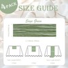 4Pack Sage Green Cheesecloth Table Runners 120Inch Gauze Table Runner