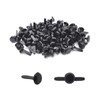BlingKingdom BlingKingdom 100pcs Black Split Pins Pastel Metal Brad Fasteners