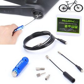 SensaBliss Bicycle Bike Internal Cable Routing Tool Frame Set for Bicycle Frame Shifting Hydraulic Wire Internal Placement Guide with Magnet Cable Guide Installation Line Tool Wiring Loop Magnetic