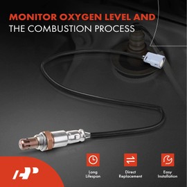 A-Premium - Sensor de oxígeno O2 compatible con Ford Mustang, Edge, Explorer, Flex, Fusion, Tauro, E-350 Super Duty, Transit-150 250 350 y Lincoln MKS, MKX, MKZ - Downstream