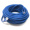 Micro Connectors 100 Feet Augmented CAT6A Blue 10GIGABIT Enet RJ45