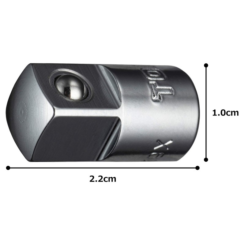 トネ(TONE) ソケットアダプター 38 差込角6.35mm(1/4") &9.5mm(3/8")