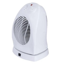 1500 Watt Electric Oscillating Wire Fan Heater 2 Setting Adjustable Thermostat