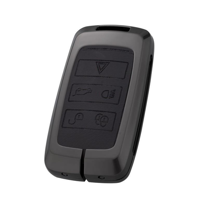 Qunzes Key Fob Cover with Heavy-duty Keychain for Rover Evoque