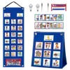Qivine Children's Calendar, Daily Schedule, Visual Timetable with 70 English