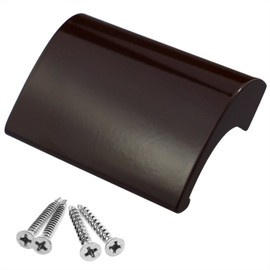 Fenster-hammer FH-'Stabil' Balcony Door Handle Balcony Pull Handle Patio Door Handle Deluxe Aluminium Grey Brown RAL 8019