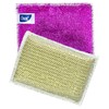 Chux Non-Scratch Bamboo Double-Sided Scourers to Scrub and Wipe Non-Stick